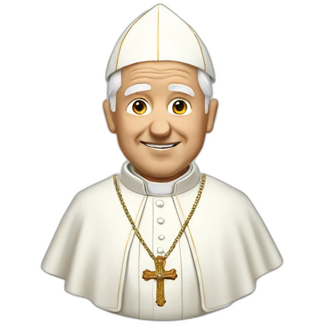 The pope emoji