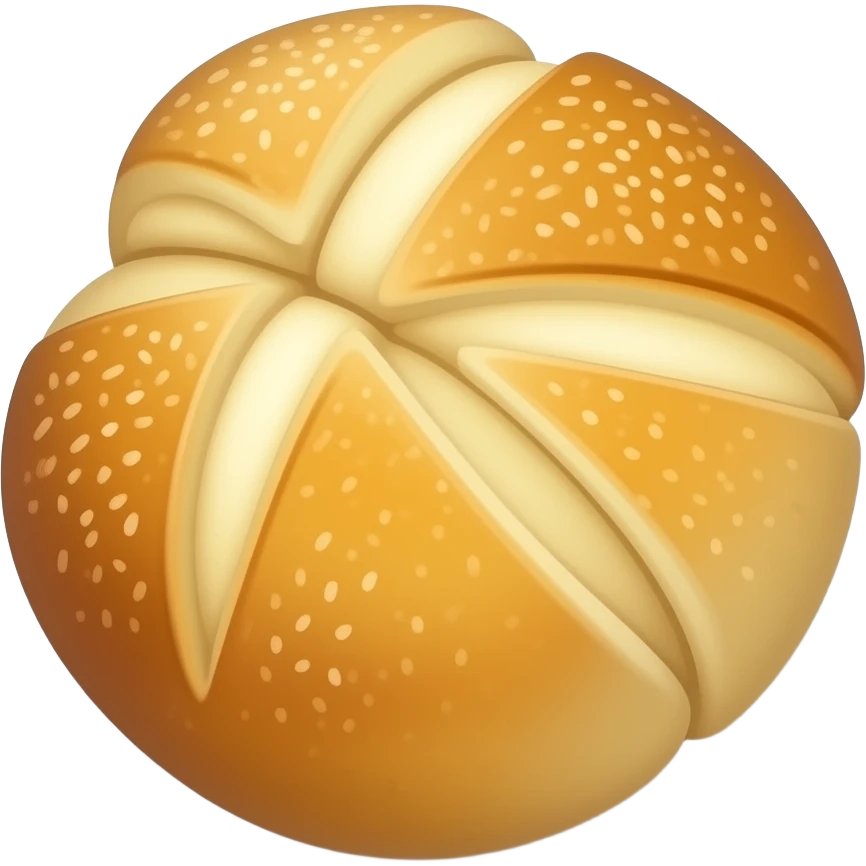 two potato rolls pushed together side by side emoji