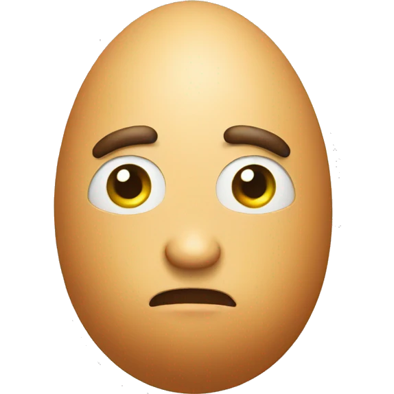 Intelligent egg emoji