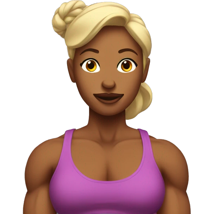 Muscle mommy emoji