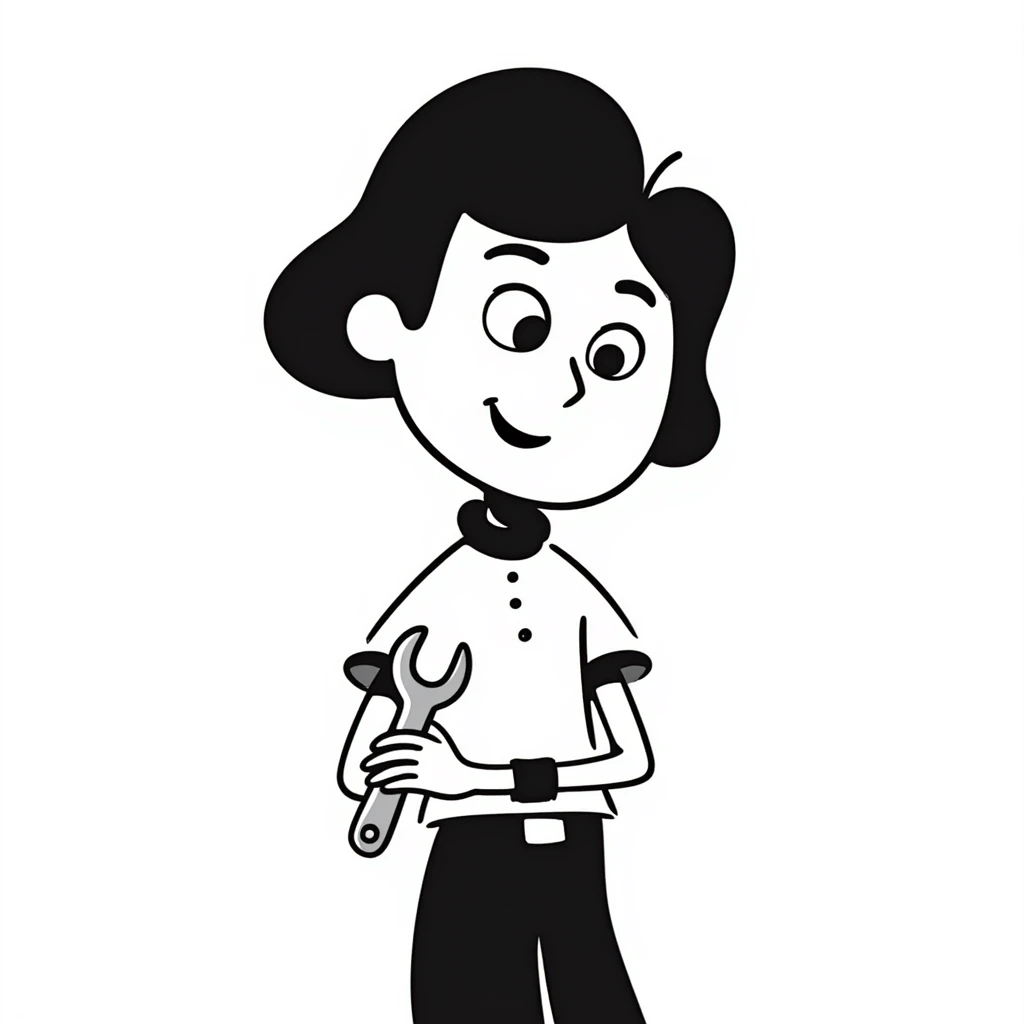 Verda from Fixiki cartoon emoji