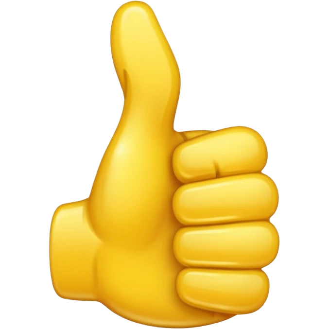 thumbs up emoji, positive and bold emoji