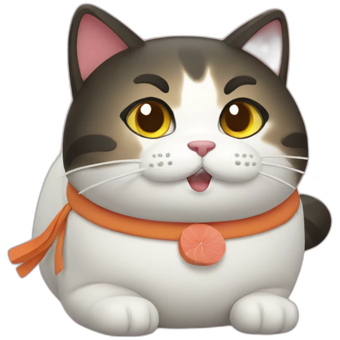 sushi cat emoji