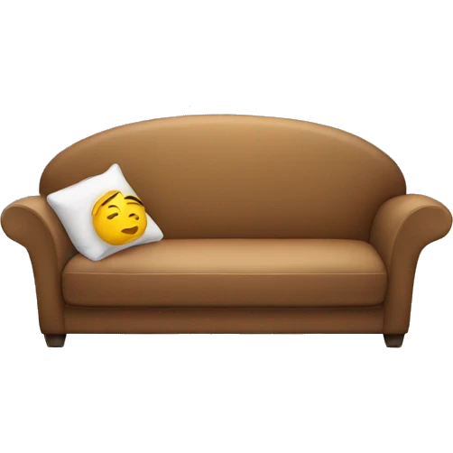 Sleeping in couch emoji