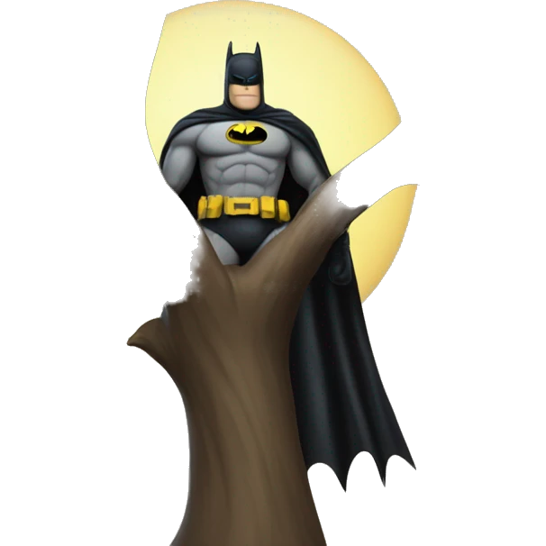 Batman in the tree emoji