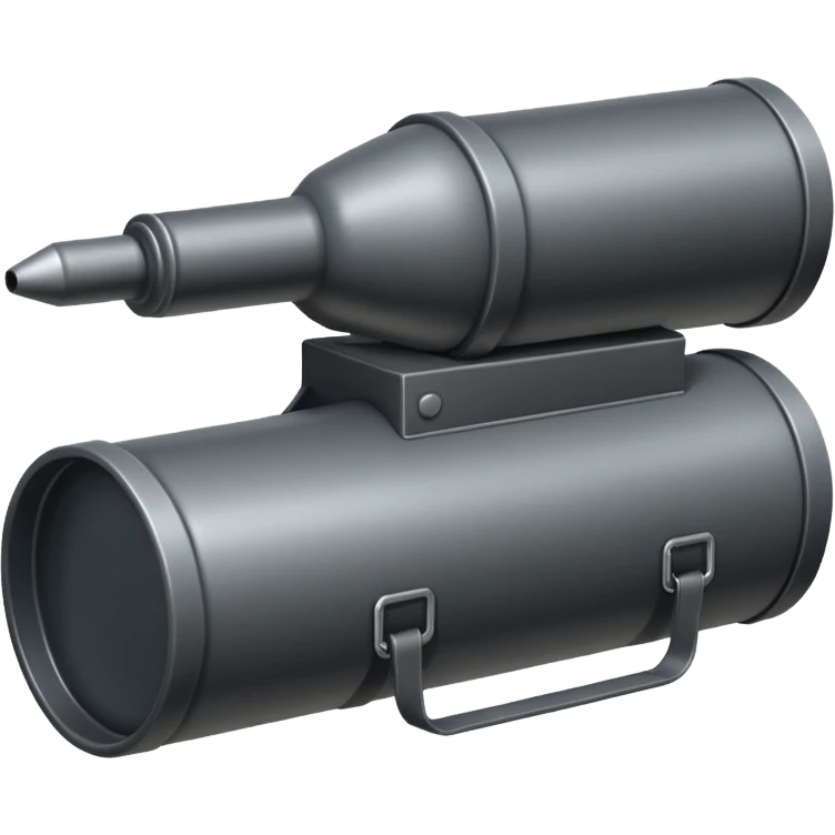 generate a realistic elongated anti-tank mine that can be carried by a drone emoji