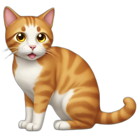 cat pooping emoji