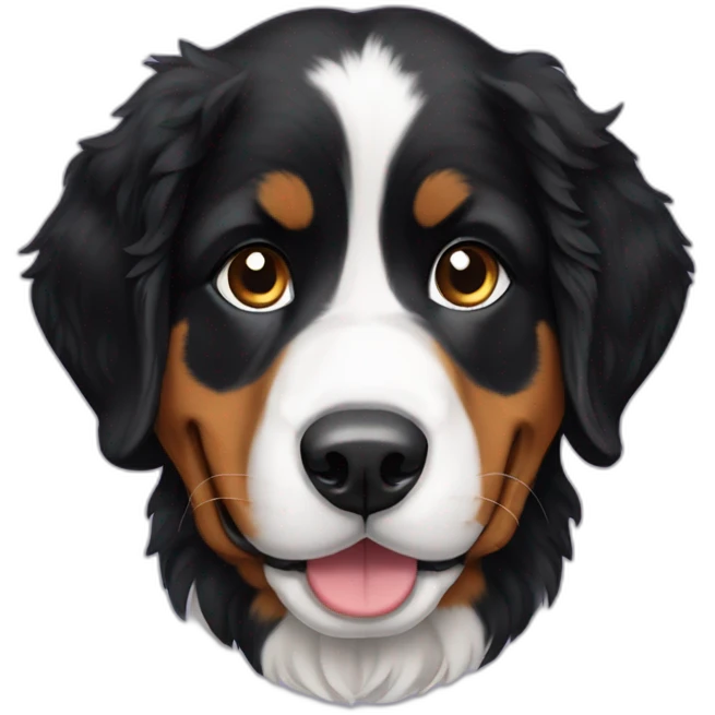 Puppy bernese emoji