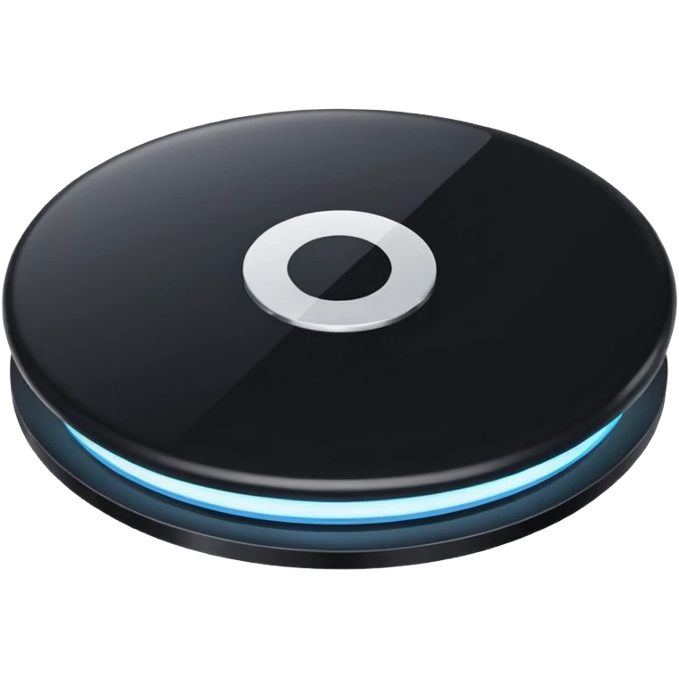 black computer disk emoji