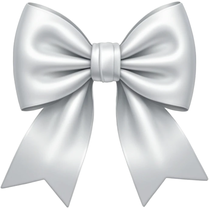 white bow emoji