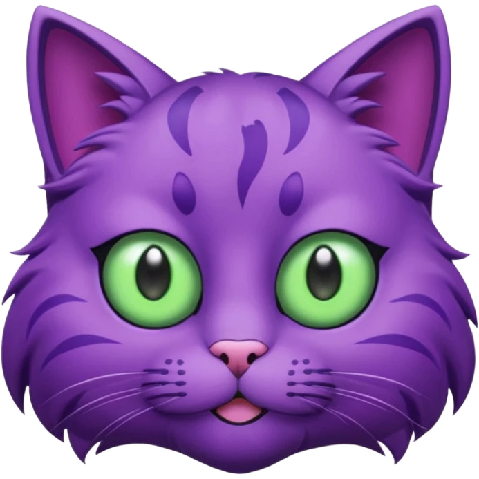 el gato gigante morado de poppy 3 emoji
