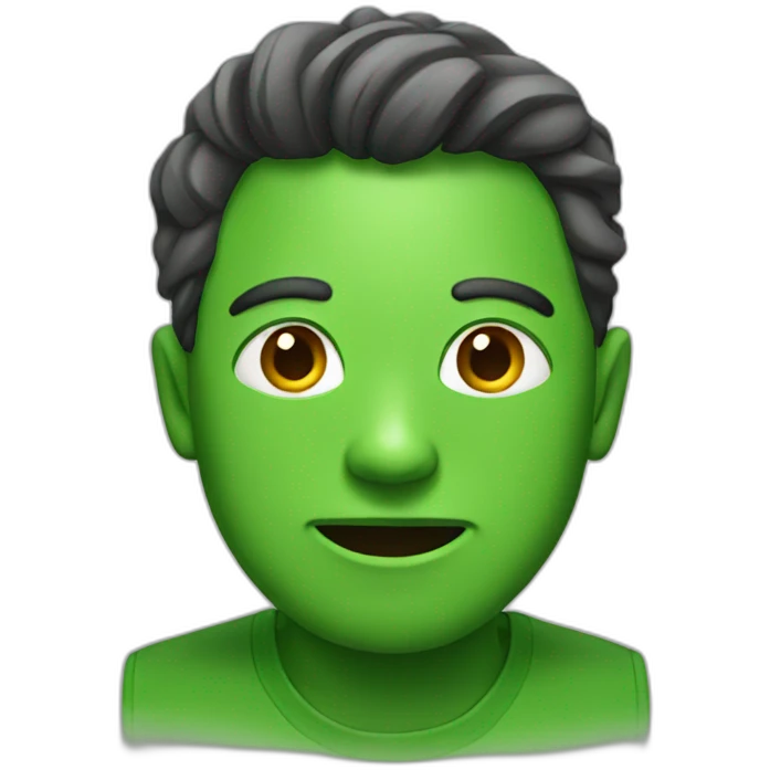 green face emoji emoji