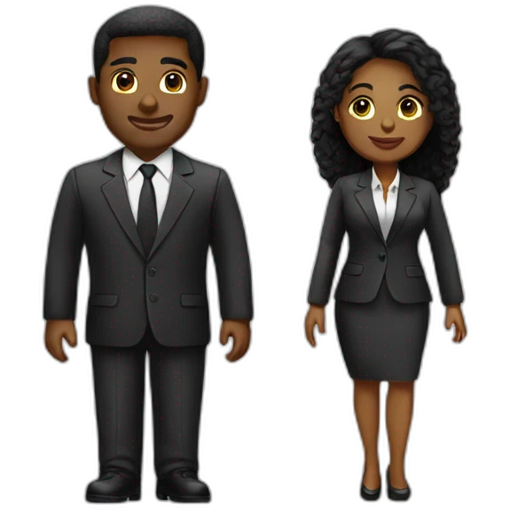 business black couple emoji