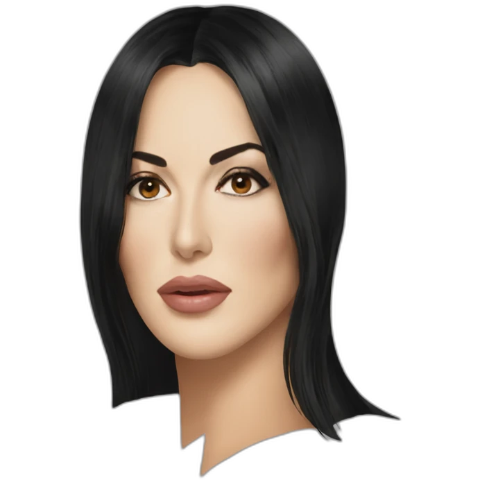 Monica bellucci beautiful face emoji