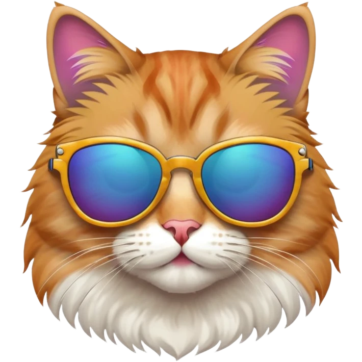 cat wearing sunglasses emoji