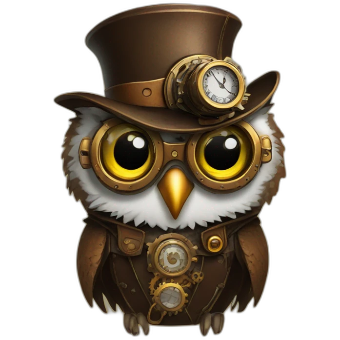 steampunk-owl emoji