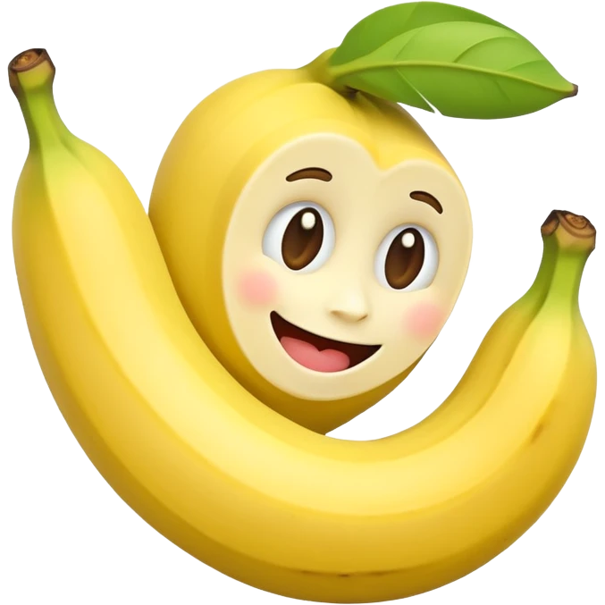 Banane mit gesicht emoji