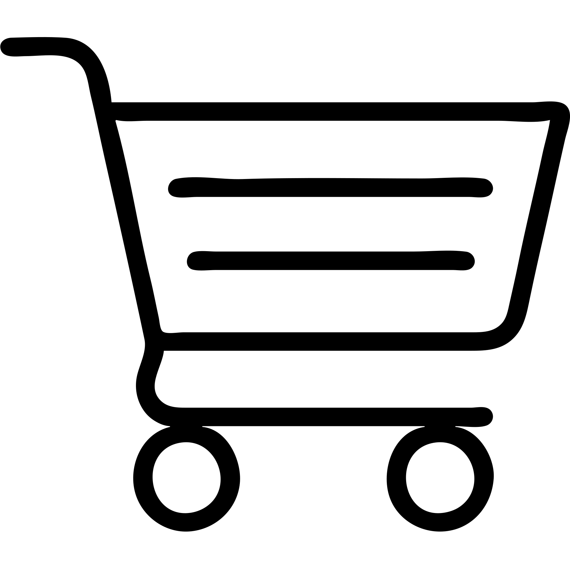 A shopping cart icon with wheels and handle, simple design emoji