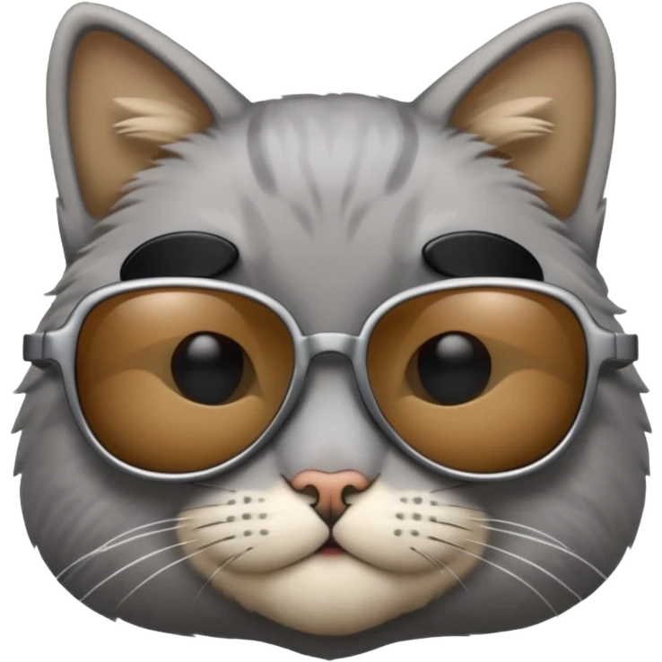 Cat wearing sunglasses emoji