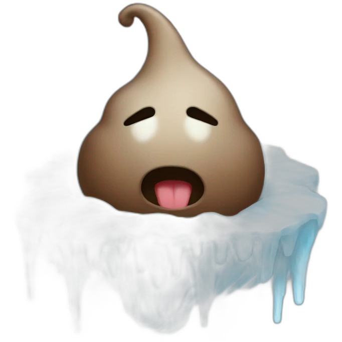 ice poop emoji