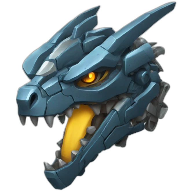 mecha dragon head emoji