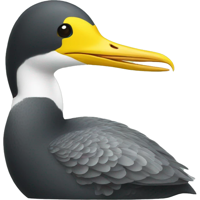 Yellow-billed loon emoji