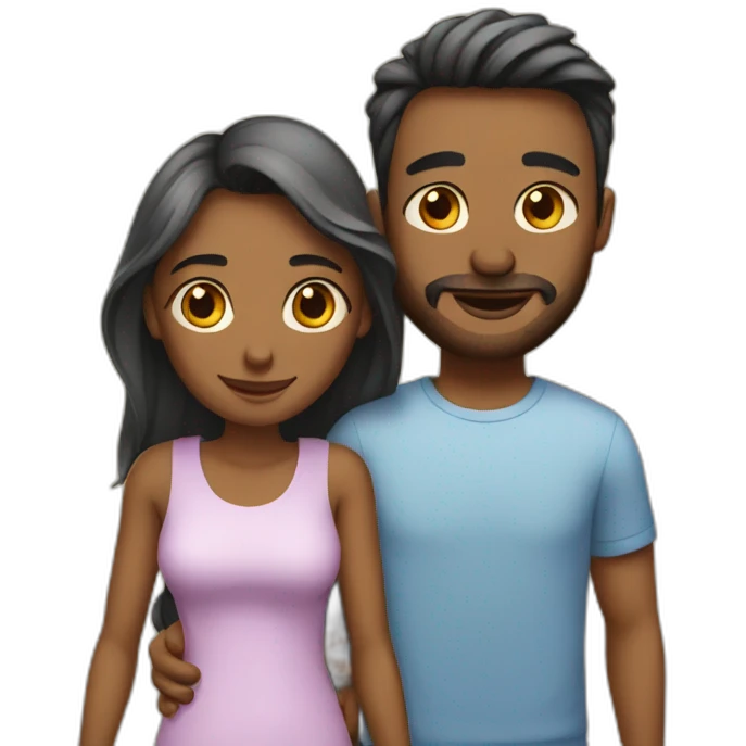 men and women in relationship emoji