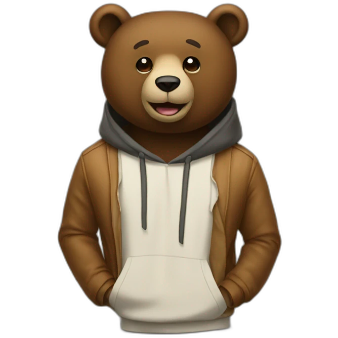 College dropout dropout bear emoji