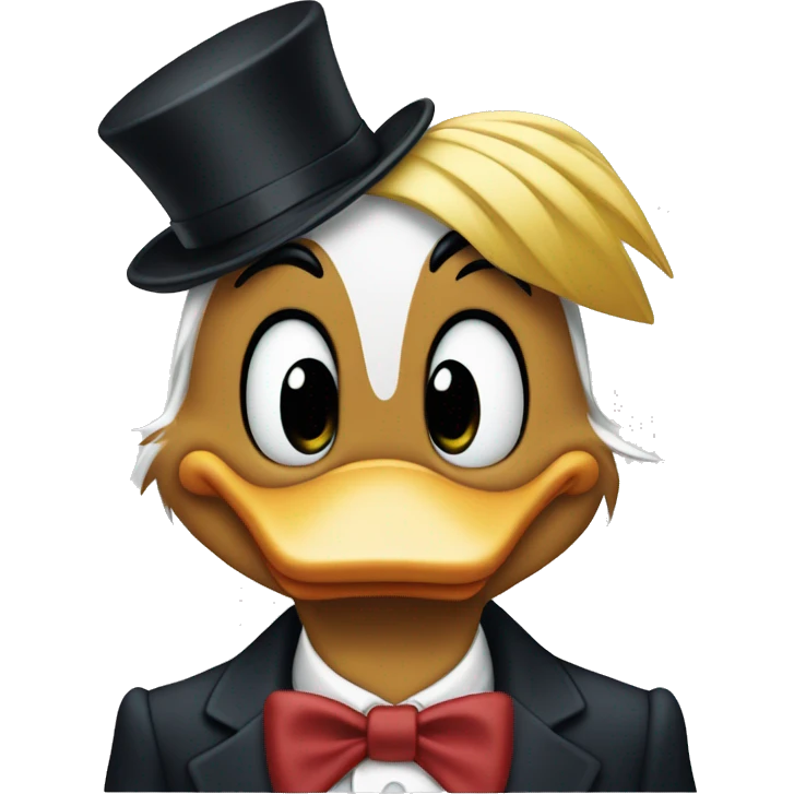 Dapper Donald Duck  emoji