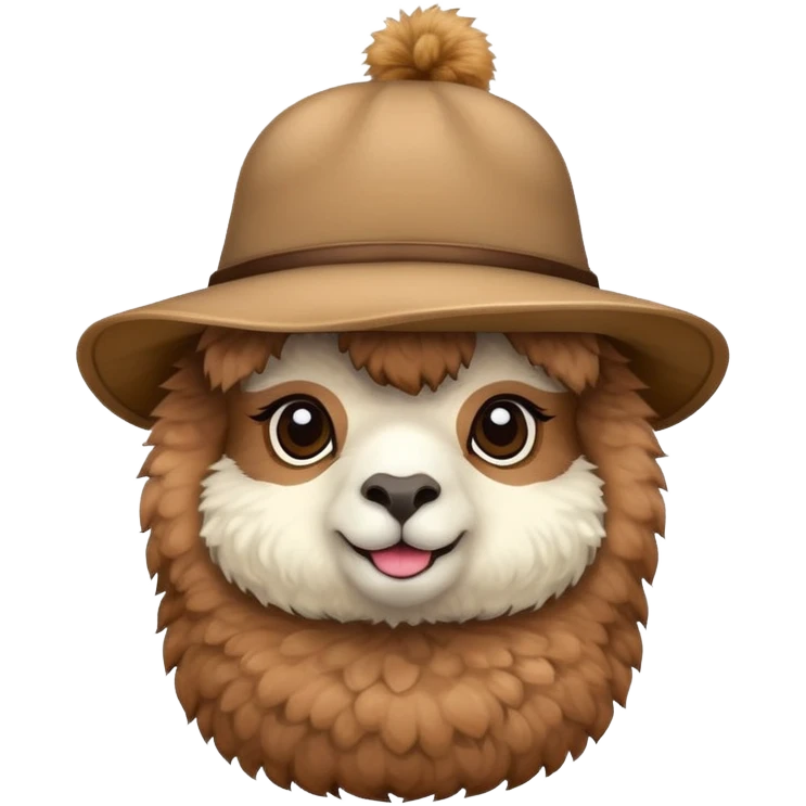 Alpaca in the hat  emoji