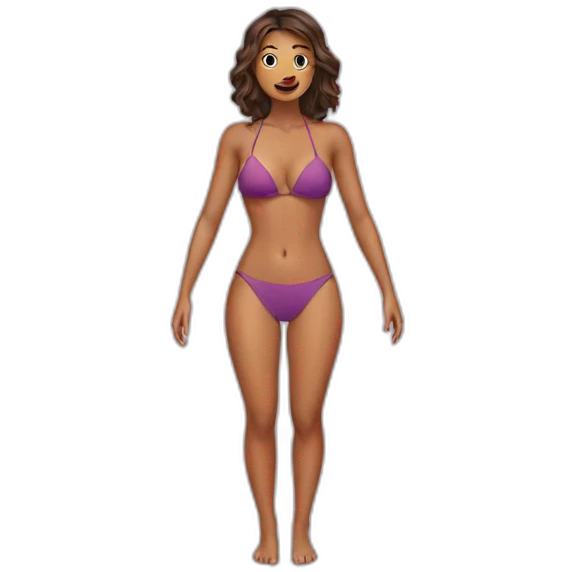 bikini-under-dress emoji