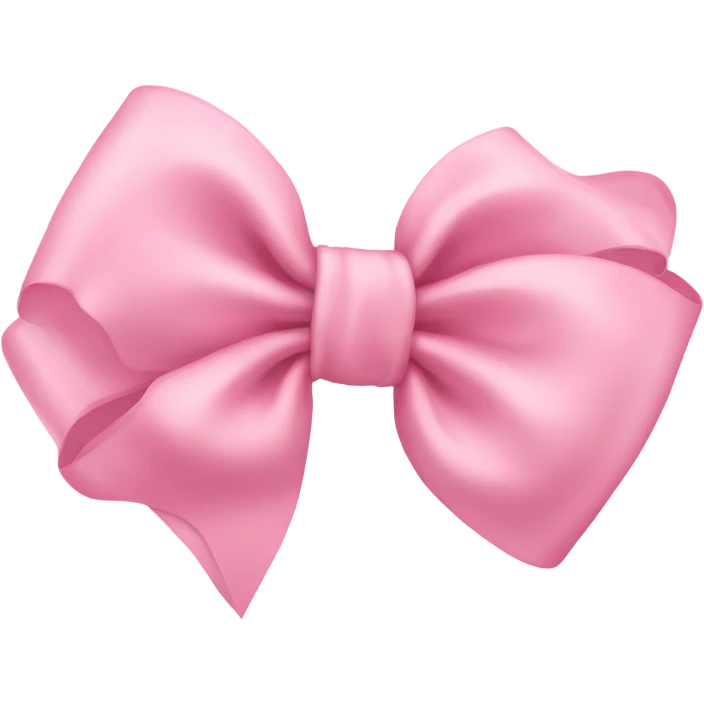 baby pink bow emoji