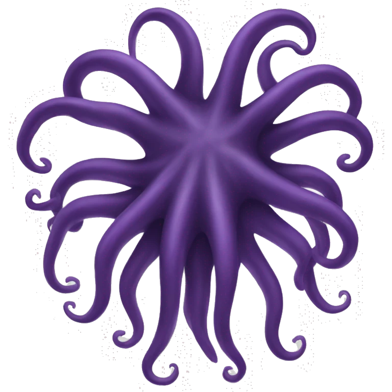 black-purple tentacles emoji