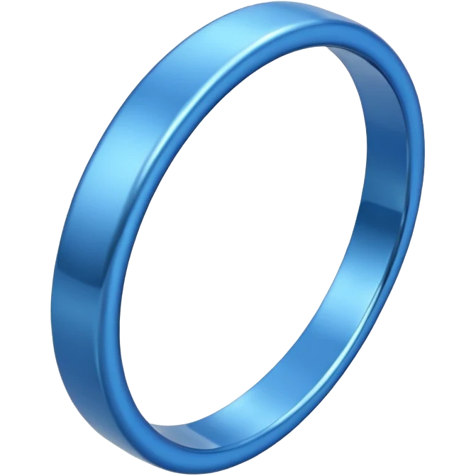 blue circle ring emoji