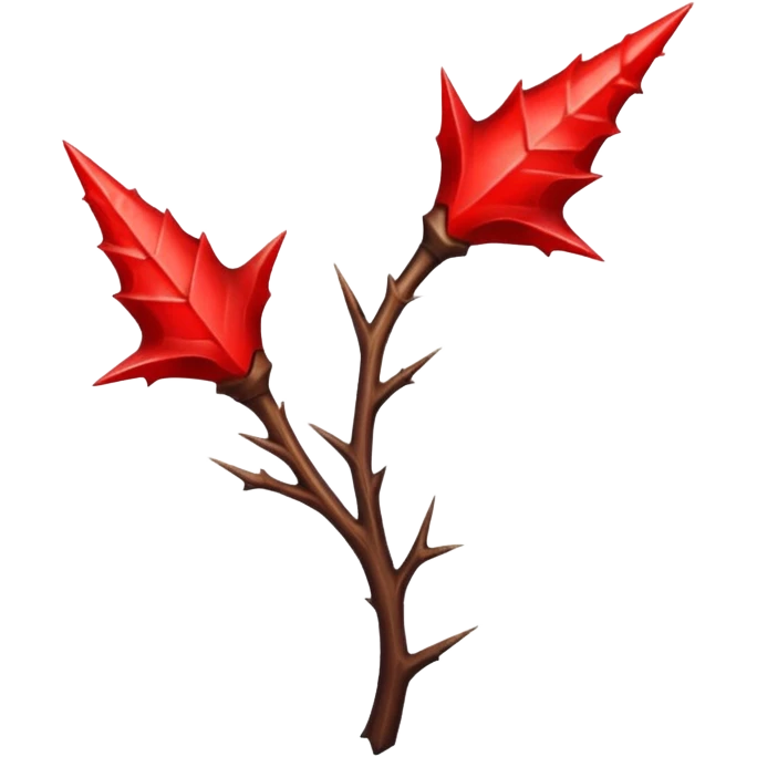red thorn t emoji
