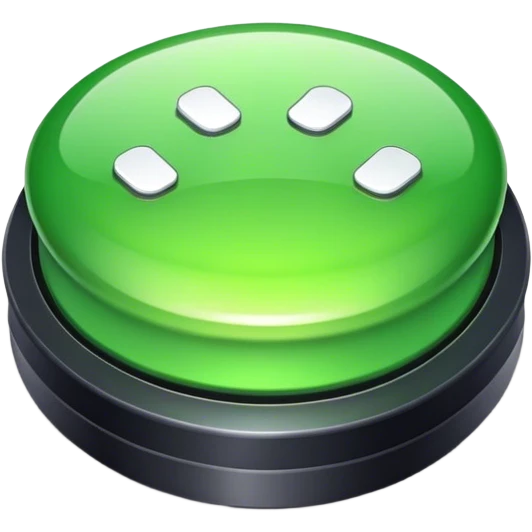Green button emoji