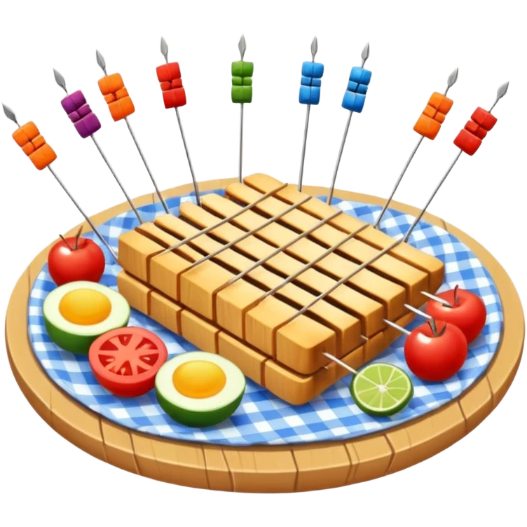 پیک نیک با سیخ و سنجاق emoji