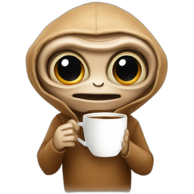 Et-with-coffee emoji