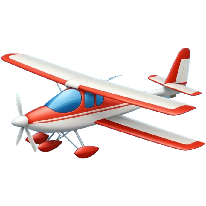 Classic sailplane with blue skies in the background. It has a t-tail emoji