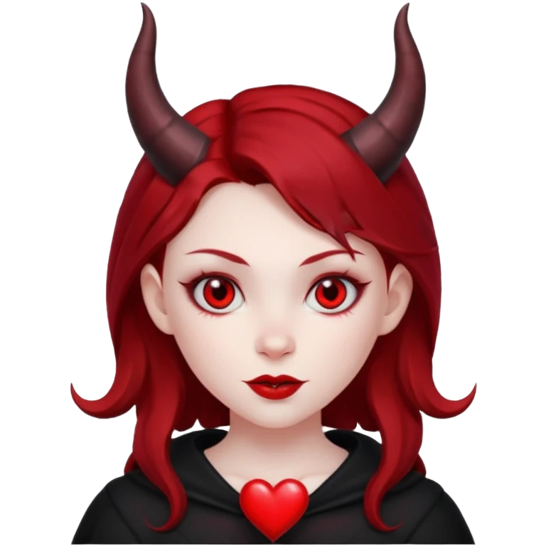 Devil girl is heart  emoji