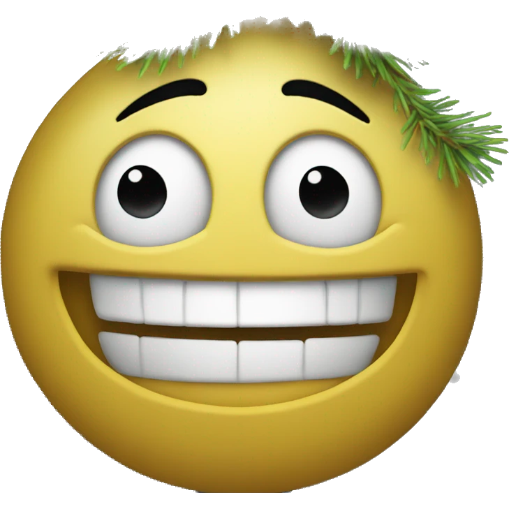 Xmas tree laughing I emoji