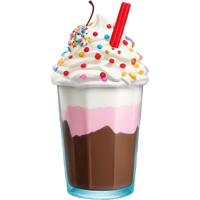 the birthday milkshake emoji