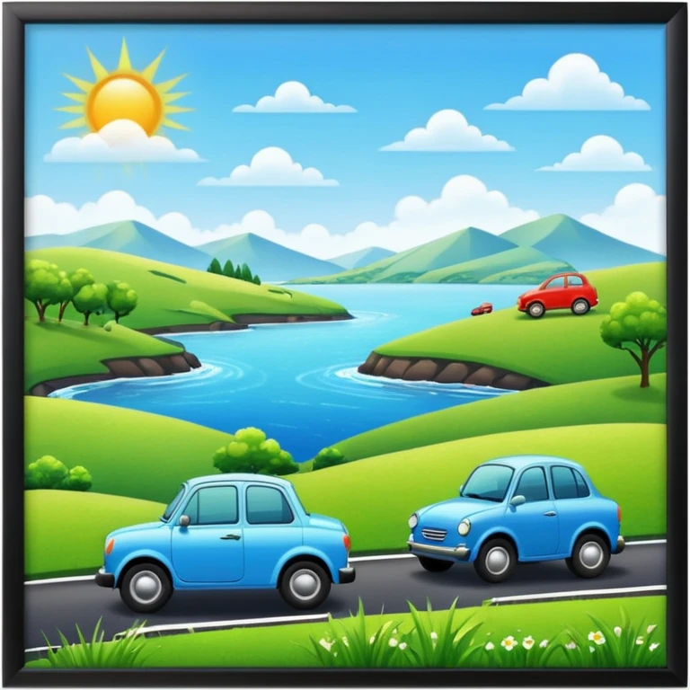 🚗🚙🏞 emoji