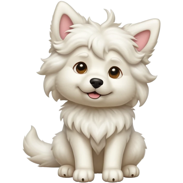 cinematic-[ram]-realistic-full-body-sitting-emoji,-tail-flicking-lazily,-head-tilted-dramatically,-curly-[white]-fur,-simplified-yet-realistic-focused-features,-highly-detailed,-glowing-with-an-almost-sarcastic-glow emoji