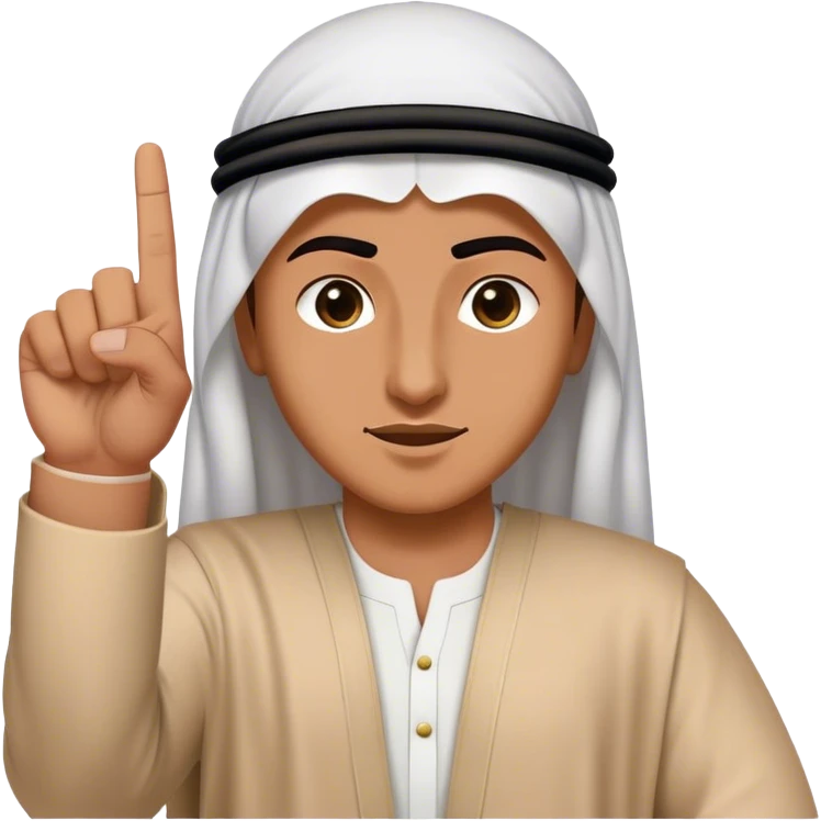 flipping off someone arab style with middle finger coming in instead of up emoji