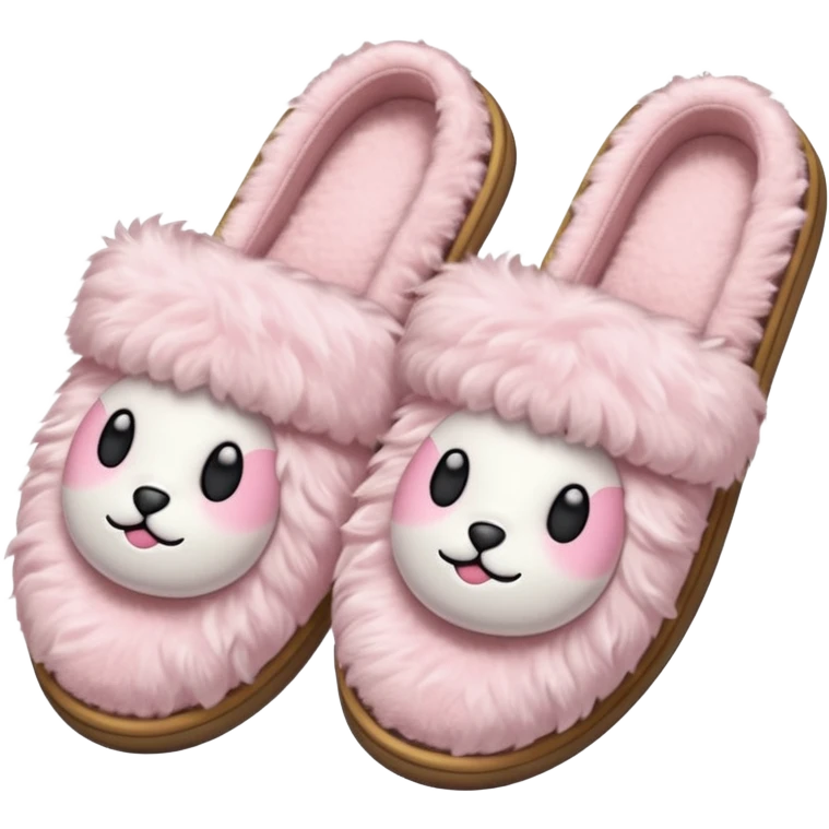 light pink slippers emoji