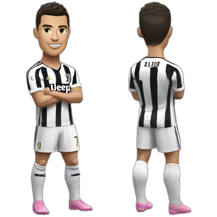 Cristiano Ronaldo con camisa de la Juventus  emoji