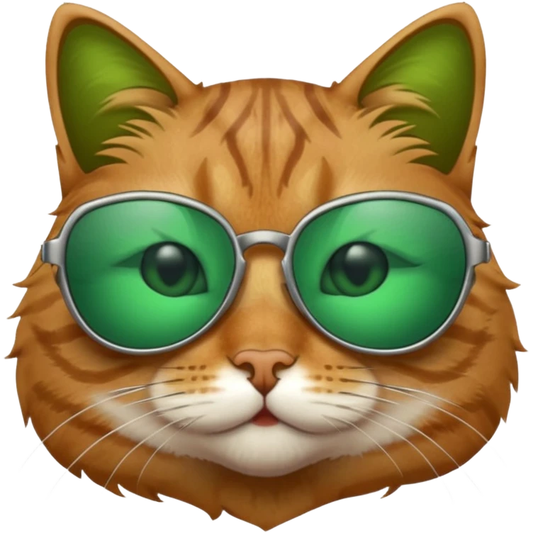 Cat wearing sunglasses emoji