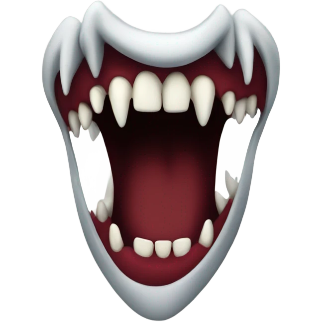 vampire fangs  emoji