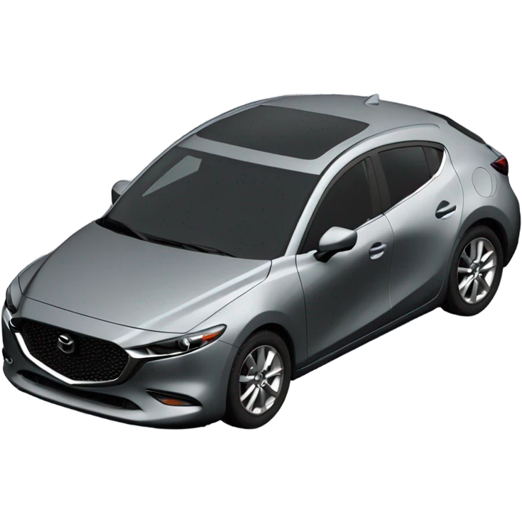 Mazda3 2021 grey emoji